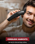 Wahl Clipper Cordless Chrome Pro Hair Clippers for Men and Battery Hair Trimmer Combo for Full Haircuts and Touch-Up Trims – Model 3026590