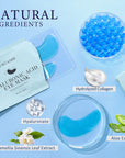 Under Eye Patchs Hyaluronic Acid Eye Mask for Dark Circles and Puffiness Wrinkle Eye Bags 30 Pairs