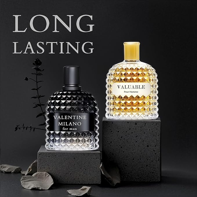 Hybrid & Company Mens 2 Pcs Distinctive Eau De Perfum Vaporisateur Natural Spray