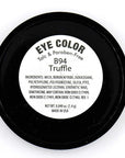Truffle Chocolate Deep Dark Chestnut Cocoa Brown Shimmer Pressed Powder Single Vegan Eyeshadow; Talc, Paraben & Cruelty Free