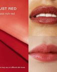 Melixir Vegan Lip Butter (12 Colors), Hydrating Tinted Lip Balm Stick, Bee-Free, Petrolatum-Free, Plant-Based, Moisturizes Dry & Chapped Lips With Shea Butter, Sheer, Natural Finish - #06 Rust Red