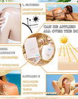 Hydrating Face Sunscreen,Tinted Moisturizer with SPF50 PA+,Lightweight Facial Sunscreen Long Lasting Sunblock,Soft Cream Texture,Face Primer,All-Day Wear