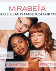 Mirabella Invincible Foundation - Buildable Mineral Makeup, Blurring Setting Powder for All Skin Types - HD Matte Finish - Ivory I4