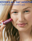 NIVEA Vegan Lip Care Variety Pack, Acai Seed Oil and Hemp Seed Oil with Shea Butter Lip Balm Sticks, 0.17 Oz Stick, Pack of 4