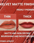 Oulac Red Creamy Matte Lipstick, Soft Satin Finish Lipsticks for Women with Moisturising Formula, Rich Color, Highly Pigmented Enriched with Rose Oil, Vegan & Cruelty-Free| 3.6g (Y05)