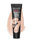 Revlon ColorStay Full Cover Longwear Matte Foundation, Heat & Sweat Resistant Lightweight Face Makeup, Ivory (110), 1.0 oz