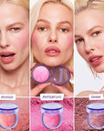 Kosas Blush is Life –Talc-Free Dimensional Blush Baked with Squalane & Hyaluronic Acid – Long Wear - Swoon