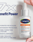 Cetaphil Vitamin C Serum, Visibly Reduces Look of Dark Spots and Hyperpigmentation, Formulated with Niacinamide, Designed for Sensitive Skin, Fragrance Free, Dermatologist Tested, 1oz
