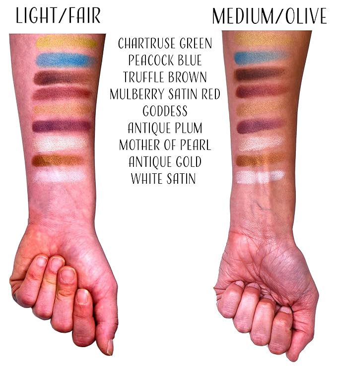 Mother of Pearl Frosted White 100 Pure Ivory Nude Beige Shimmer Pressed Powder Single Vegan Eyeshadow; Talc, Paraben & Cruelty Free