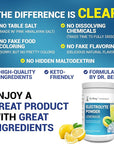 Dr. Berg Zero Sugar Hydration Keto Electrolyte Powder - Enhanced w/ 1000 mg of Potassium & Real Pink Himalayan Salt (NOT Table Salt) - Lemonade Flavor Hydration Drink Mix Supplement - 100 Servings