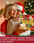 Makeup Advent Calendar 2025, Christmas Countdown Calendar Surprise Beauty Gift Set, 24 Pce Individually Boxed Makeup Gift for Teens,Girls Xmas and Women