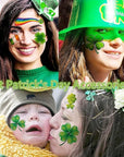 Go Ho Dark Green Face Body Paint Stick,Water Based Washable Green Face Paint Stick,Full-coverage Cream Green Body Paint for Halloween Cosplay SFX Witch Hulk Makeup,St Patricks Day Accessories