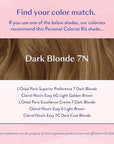 eSalon Permanent Hair Color & Hair Dye Kit - Dark Blonde - Professional-Grade Ammonia-Free Colorist for Up To 100% Gray Coverage on All Hair Types