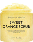 Brooklyn Botany Sweet Orange Body Scrub - Moisturizing and Exfoliating Body, Face, Hand, Foot Scrub - Fights Stretch Marks, Fine Lines, Wrinkles - Great Gifts for Women & Men - 10 oz