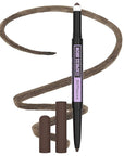 Maybelline Express Brow 2-In-1 Pencil and Powder Eyebrow Makeup, Deep Brown, 1 Count