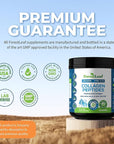 Collagen Peptides Powder Unflavored - Hydrolyzed Collagen Protein Powder Type 1, 2 & 3 - Grass Fed Keto Collagen Powder for Women & Men - Vital Hair, Skin, Nails, Joints, Recovery, 11g Per Serving
