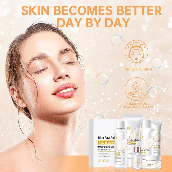 Rice Deep Nourishing Facial Care Set,