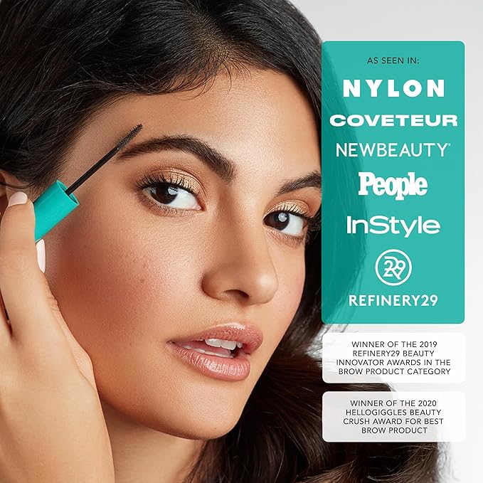 Thrive Causemetics Instant Brow Fix Semi-Permanent Eyebrow Gel, Waterproof Tinted Eye Brow Gel with Vitamin B5, Smudge-Proof, Vegan & Cruelty Free, Blanka (Taupe)