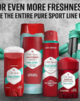 Old Spice Moisturizing Body Wash for Men, Hydro Wash, 2-in-1 Long Lasting Scent & Deep Hydration, 24/7 Shower Fresh, Pure Sport Scent, 21 oz (Pack of 4)