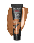 Revlon ColorStay Full Cover Longwear Matte Foundation, Heat & Sweat Resistant Lightweight Face Makeup, Caramel (425), 1.0 oz