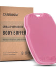 Zinc Infused Silicone Body Scrubber for Shower,Food-Grade Handheld Cleansing Skin Brush, Gentle Exfoliating and Lather Well - Pink