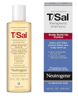 Neutrogena T/Sal Therapeutic Shampoo for Scalp Build-Up Control with Salicylic Acid, Scalp Treatment for Dandruff, Scalp Psoriasis & Seborrheic Dermatitis Relief, 4.5 fl. oz (Pack of 4)