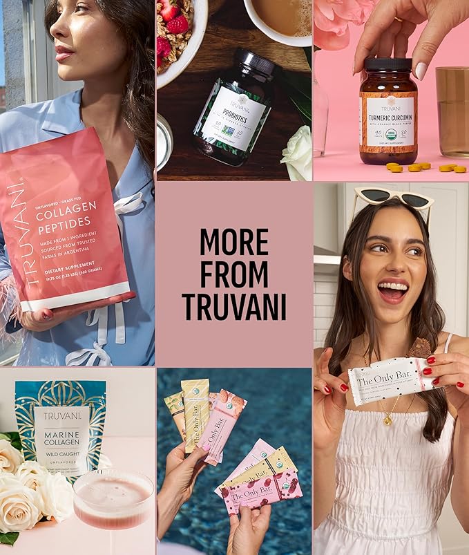 Truvani Vegan Pea Protein Powder | Vanilla Chai | 20g Organic Plant Based Protein | 10 Servings | Keto | Gluten & Dairy Free | Low Carb | No Added Sugar