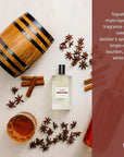 Cremo Cologne for Men - Bourbon & Oak Mens Cologne Spray - A Sophisticated Blend of Distiller’s Spice, Fine Bourbon and White Oak, Fragrances For Men, 3.4 Fl Oz