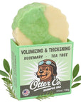 Otter co. Tea Tree and Rosemary Volumizing and Thickening Shampoo Bar - Olive Oil, Green Tea, Nettle, Zinc – Vegan, Sulfate Free & Non Toxic – Women and Mens Shampoo, All Hair Types, Made in USA