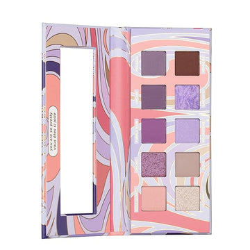 Pacifica Eyeshadow Palette – Purple Nudes Mineral Eyeshadow, Wearable Purple Tones with Matte, Shimmer & Metallic, Cocoa Butter Infused, Talc-Free, Vegan & Cruelty-Free, 0.24 oz (10 Shades)