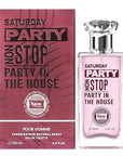 Hybrid & Company Saturday Party Non Stop Red Non Stop Part In The House Pour Homme Eau De Toilette Natural Spray Vaporisateur,3.4FL.OZ