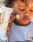 Thinkbaby SPF 50+ Baby Sunscreen, 3 Oz. – Safe, Natural Mineral Sun Cream for Babies - Water Resistant, Broad Spectrum UVA/UVB Sun Protection – Vegan Sunscreen for Kids