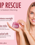 Lip Mask with Watermelon – Overnight Lip Repair, Intense Hydration & Smoothing – Dermatologist Tested, Korean Skin Care – 95% Natural, Clean Beauty, Cruelty-Free – 1 Pack