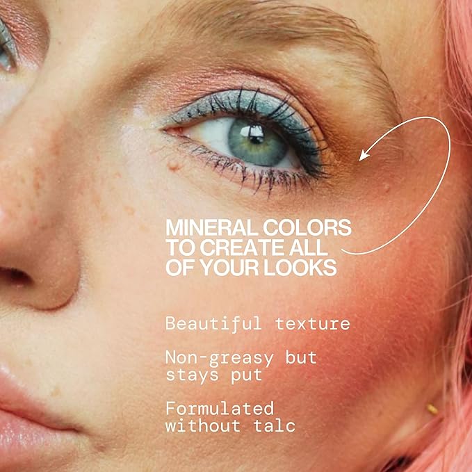 Pacifica Eyeshadow Palette – Malibu Mineral Eyeshadow, Blendable Neutral Shades with Velvet Matte, Shimmer & Metallic, Cocoa Butter Infused, Talc-Free, Vegan & Cruelty-Free, 0.24 oz (10 Shades)
