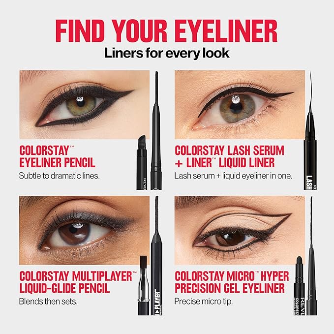 REVLON ColorStay Pencil Waterproof Eyeliner, Smudge-Proof, Eye Makeup with Built-In Sharpener, 206 Jade, 0.01 oz (Pack of 2)