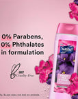 Suave Moisturizing Body Wash, with Sweet Pea Violet and Vitamin E Extract, No Parabens, No Phtahaltes, 18 Fl Oz (Pack of 6)