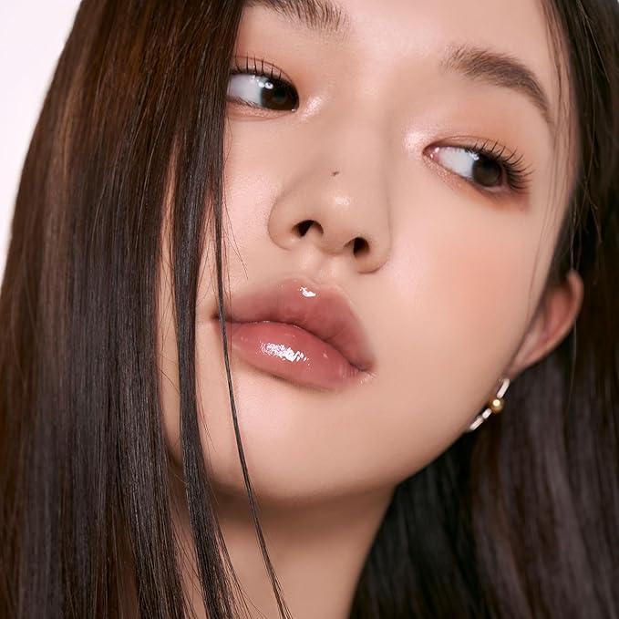 rom&nd GLASTING COLOR GLOSS 05 DIM MAUVE - K-Beauty Plumping & Moisturizing Lip Gloss | Non-Sticky, Long-Lasting Shine for a Natural, Healthy Glow