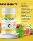 Dr Natura Colonix Intestinal Cleanser, All-Natural Daily Fiber, Colon Detox and Cleanse, Supports Healthy Colon, Intestines, Gut, 30 Day Serving, 12.7 Oz