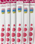 hello Soft Kids Toothbrushes, Unicorn Toothbrush Pack with Wide Handles, Made for Kids of All Ages, BPA-Free, Super Soft Bristles, Gentle on Gums, Tough on Pesky Plaque, 6 Pack