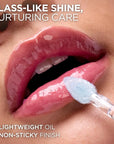 L'Oreal Paris Plump Ambition pH Hyaluron Lip Oil, Color Shifting Lip Tint with 24HR Hydration, Volumizing Shine and Lasting Color, 050 pH Lilac
