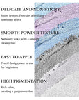 Boobeen 6PCS Cream Eyeshadow Sticks - Waterproof Eyeshadow Pencil Crayons - Eye Brightener Stick Shimmer Pens - Create Glitter Eye Makeup - Easy to Use