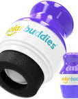 Solar Buddies Sunscreen Applicator - Single Purple - Refillable Roll on Sponge Sunscreen, Suncream & Lotion Applicator For Kids, Adults & Families - Holds 3.4fl oz, Perfect Size for Travel
