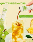 [Liveling] Pineapple Cider Vinegar Drink Stick & 3-in-1 Shot with ACV – ShineMuscat Flavor | Supports Digestion, Daily Cleanse, Sugar-Free, Low-Calorie, Portable On-The-Go Packets (30 sticks)