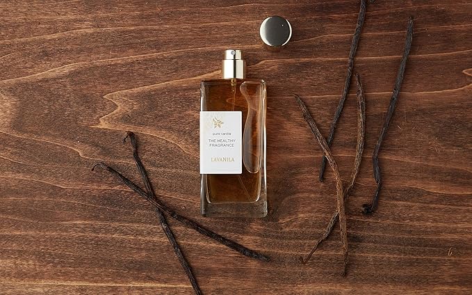 Lavanila Pure Vanilla Perfume Set for Women (1.7 Fl Oz + 10ml Roller-Ball) - Pure Madagascar Vanilla Fragrance, Clean and Natural Eau de Parfum Made In USA