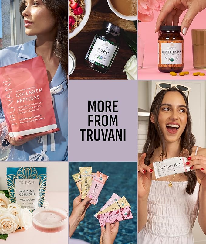 Truvani Vegan Pea Protein Powder | Unflavored | 20g Organic Plant Based Protein | 20 Servings | Keto | Gluten & Dairy Free | Low Carb | No Added Sugar