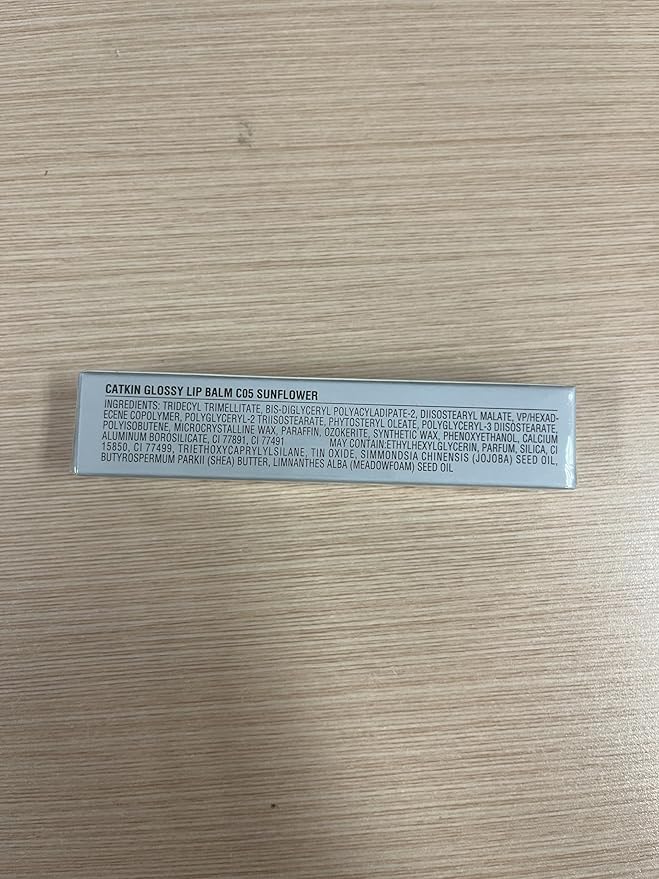 CATKIN Glossy Lip Balm Ultra Hydating Glow Lip Tinted Jelly Plump Melting Balm Shea Butter Repair Soothing For Dry Lips Dewy Finished 0.12 oz C05 SUNFLOWER