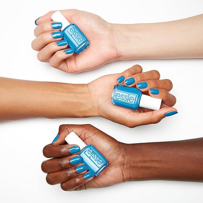 essie Salon-Quality Nail Polish, Vegan, Odd Squad, Blue, Offbeat Chic, 0.46 fl oz
