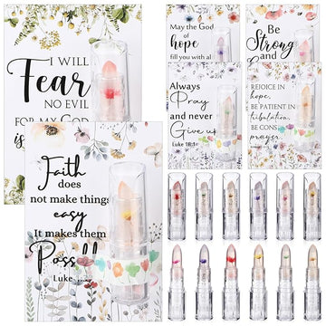 12 Sets Christian Lip Balms