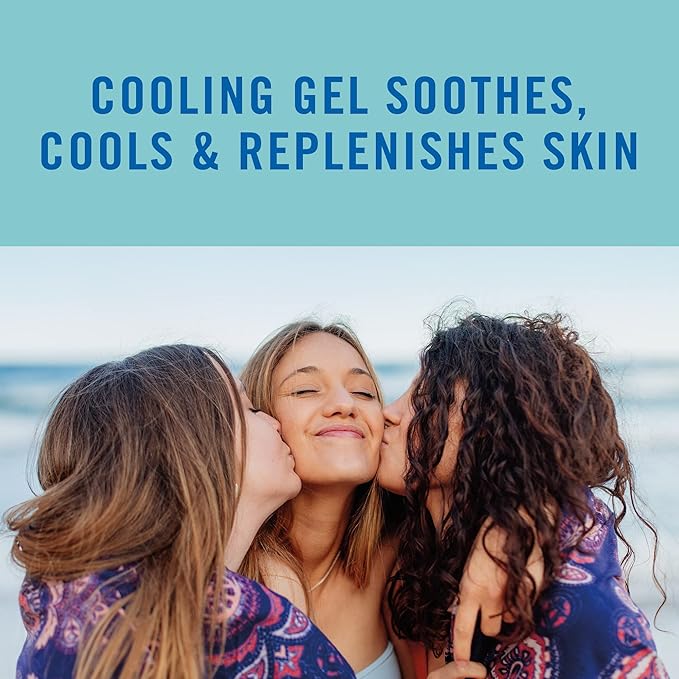 Banana Boat Cooling After Sun Gel, 8oz | Aloe Vera and Vitamin E Gel, After Sun Care Cooling Gel, Aloe Vera Gel for Sunburn Relief, 8oz