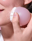 EcoTools Deep Cleansing Facial Brush, Manual Facial Cleansing Brush Exfoliates & Deeply Cleanses, Remove Makeup & Dry Skin, Eco-Friendly Face Brush for Cleansing, Color May Vary, 1 Count